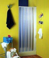 Nischenfalttür, Nischendusche, Duschfalttür, Nürnberg, 80-100x 185 cm, weiss