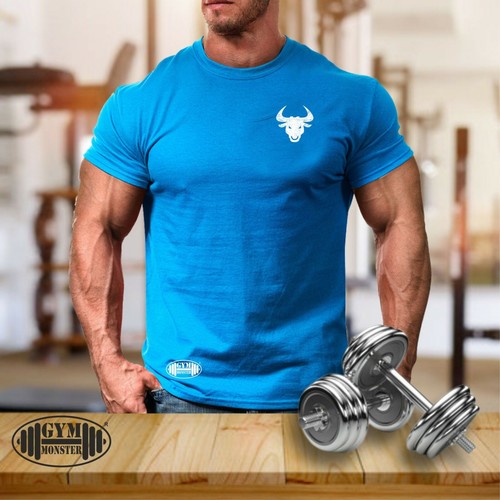 Weißes bull shirt - bull, tasche