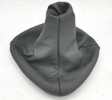 FIAT Panda319 2012 Bis 2021 Schaltmanschette + Rahmen Aus Echtem Leder Anthrazit