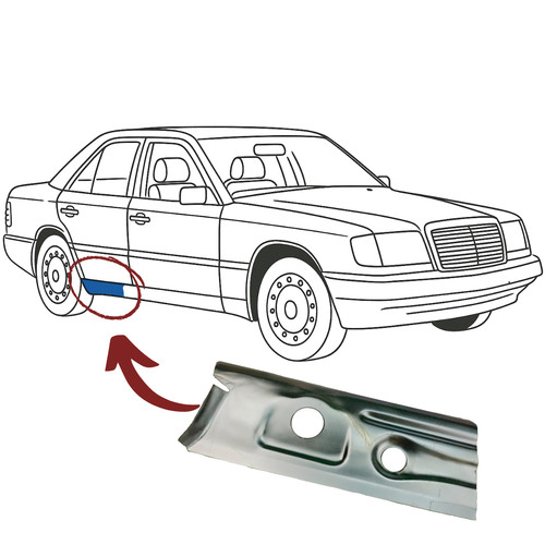 Mercedes w124 s124 schweller - w124,