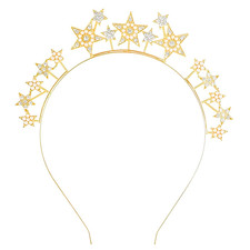 1 Stück Stirnband Stern Mond