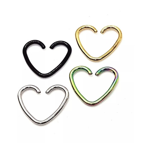 Herz piercing ohrring g - 16,