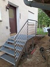 Podest Treppe Stahltreppe