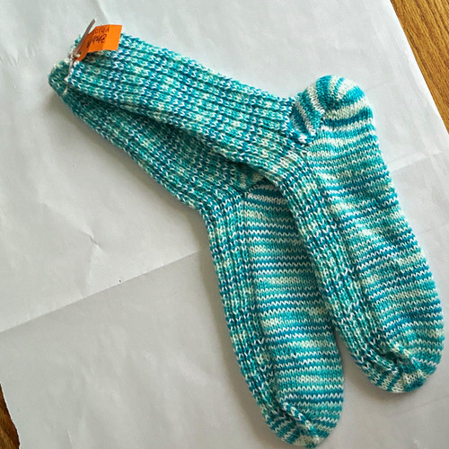 Handgestrickte socken ohne - socken, (ohne