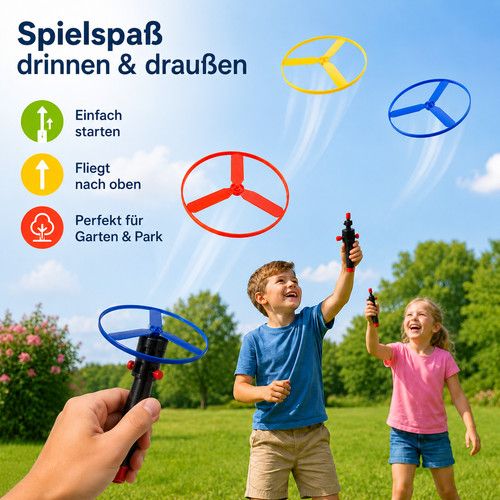 6 x flugkreisel - 1/3/4/6,