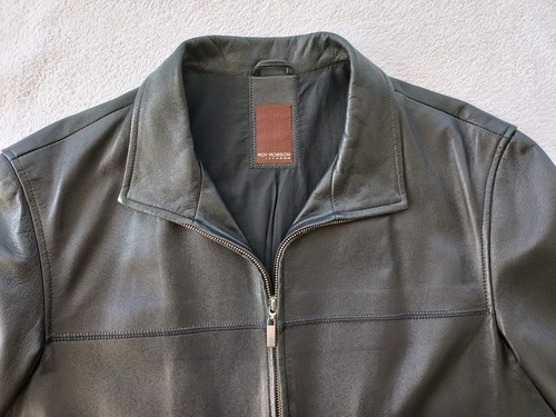 Herren lederjacke - lederjacke, (echtleder)