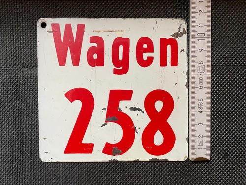 Altes zuglauf wagenschild - zuglauf-, /