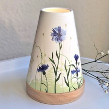 Vintage windlicht kornblume - vintage,