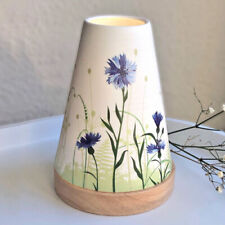 Vintage Windlicht Kornblume
