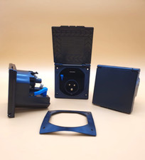 Aussensteckdose CEE Schwarz