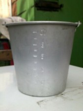 Schöner alter Melkeimer Milch Eimer 10 L Deko Aluminium