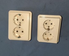 Elektroinstallation == Doppelsteckdose == 2 Stück == 230V Unterputz Einbau