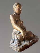 1880 Burma Buddha Figur –
