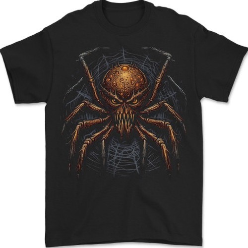 Ein dämonen spinne halloween - ein,