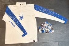 Original Spyder Skihemd, Größe L/52 mit passender Skimütze