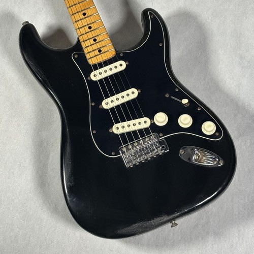 Fender stratocaster black - stratocaster, 1976