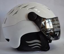 BOGNER St MORITZ SKIHELM mit VISIER SKI HERREN DAMEN HELMET 595 € Gr M 56-58 NEU