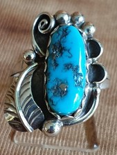 Navajo Damen Ring, Floral  mit