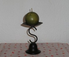 Metall Kerzenständer schwarz