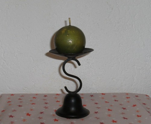 Metall kerzenständer schwarz - metall,