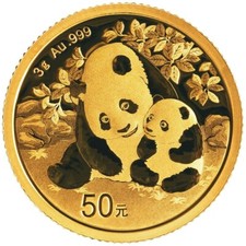 Goldmünze china panda - china,