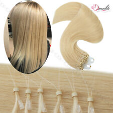 200 Strähnen Remy Echthaar Micro Ring Loop Extensions I Bonding Haarverlängerung