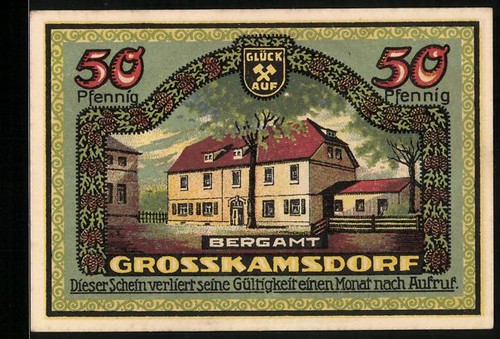 Notgeld ranis 1921 50 - notgeld,