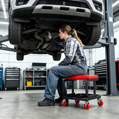 Rollhocker werkstattstuhl mit - rollhocker,