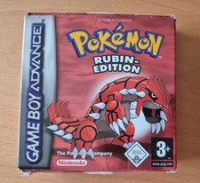Nintendo Gameboy Advance Leerhülle OHNE Spiel Pokemon Rubin Edition NUR die OVP