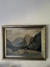 Ölgemälde Hans Bachmann -Wilder Kaiser