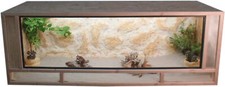 OSB - Holz Terrarium - Front