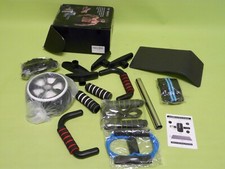 AILUKI Bauchroller, Bauchtrainer Roller, Bauchmuskeltrainer 10in1 Set Seil Band