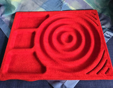 IKea Komplement Schmucktablett Einsatz für Schublade mit rotem Samt für Pax