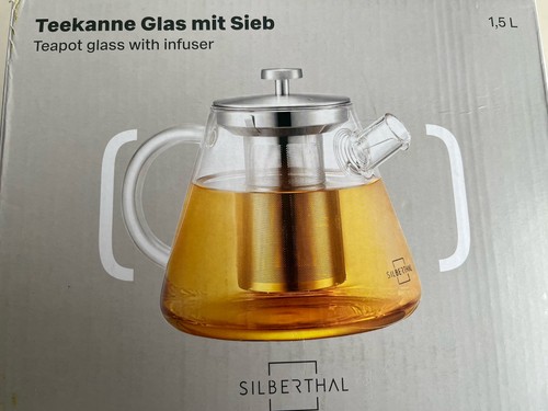 Teekanne glas liter mit - 1,5,