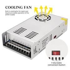 DC 12V 30A 360W Schaltnetzteil Netzteil Netzgerät Trafo Treiber Transformator DE