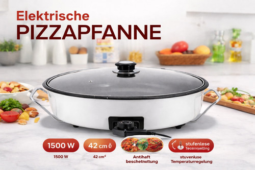 Elektrische pizzapfanne 9cm - elektrische,
