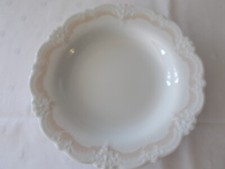 Tirschenreuth Baronesse 1 Suppenteller alt rosa Rand Dm ca 23,5cm