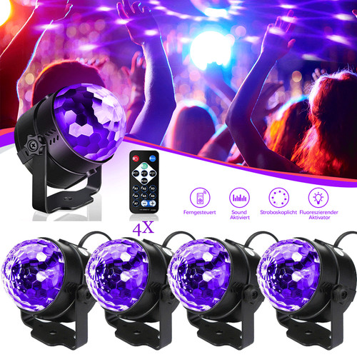 Led discokugel - uv,