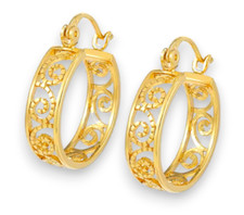 750 Gelbgold Ohrringe 18 Karat