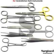 Chirurgische tierärztlichen Naht Nadelhalter Hämostatische Pinzetten Tuchklemmen