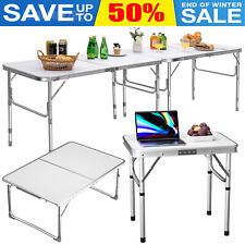 Klapptisch Campingtisch Buffettisch Rattan Gartentisch Klappbar Balkontisch BBQ