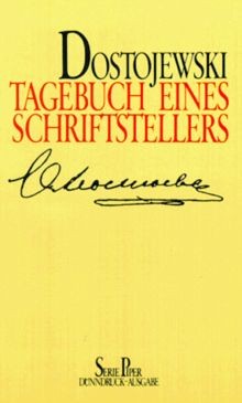 Tagebuch eines schriftstellers - tagebuch,