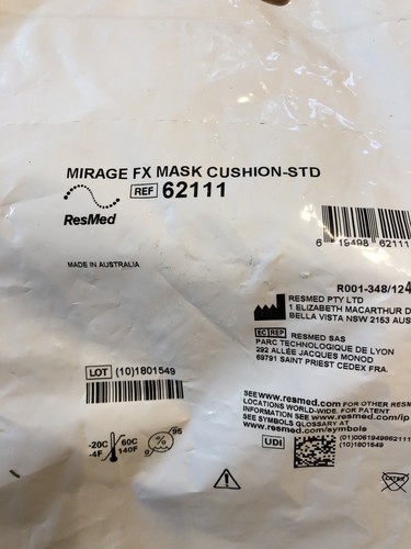 Authentic resmed mirage - authentic, fx