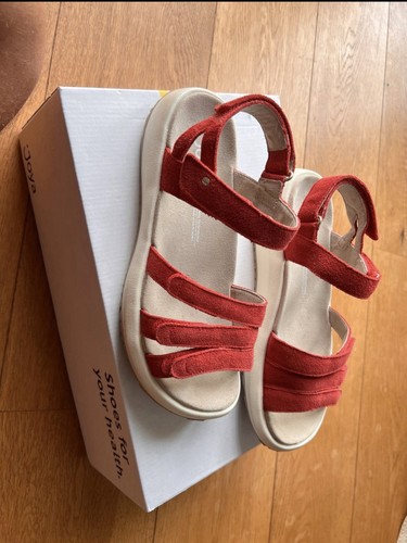 Joya merida red damen - red, damen-sandalen