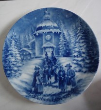 Berlin Design,Zier,Sammler,Porzellan,Wand,Weihnachten 1983,Stille Nacht,Teller