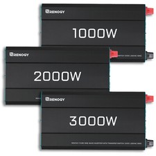 RENOGY Sinus Wechselrichter mit integrierter Netzvorrangschaltung USV 12V 230V