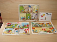 MAXI-EI INHALTE 1995  (ITALIEN) SCHLÜMPFE  -  EINZELNE MIT BPZ ZUR AUSWAHL