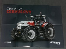 STEYR CERVUS CVT 6440 Traktoren Poster, ca. 79 cm x 59 cm groß ( P 10 )