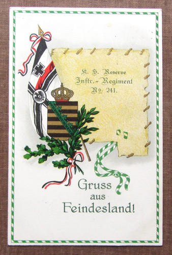 Gruss aus feindesland - aus, wappen