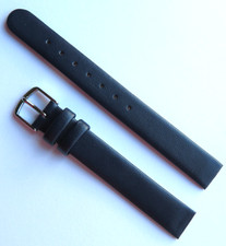 Uhrband Leder Blau 12 mm